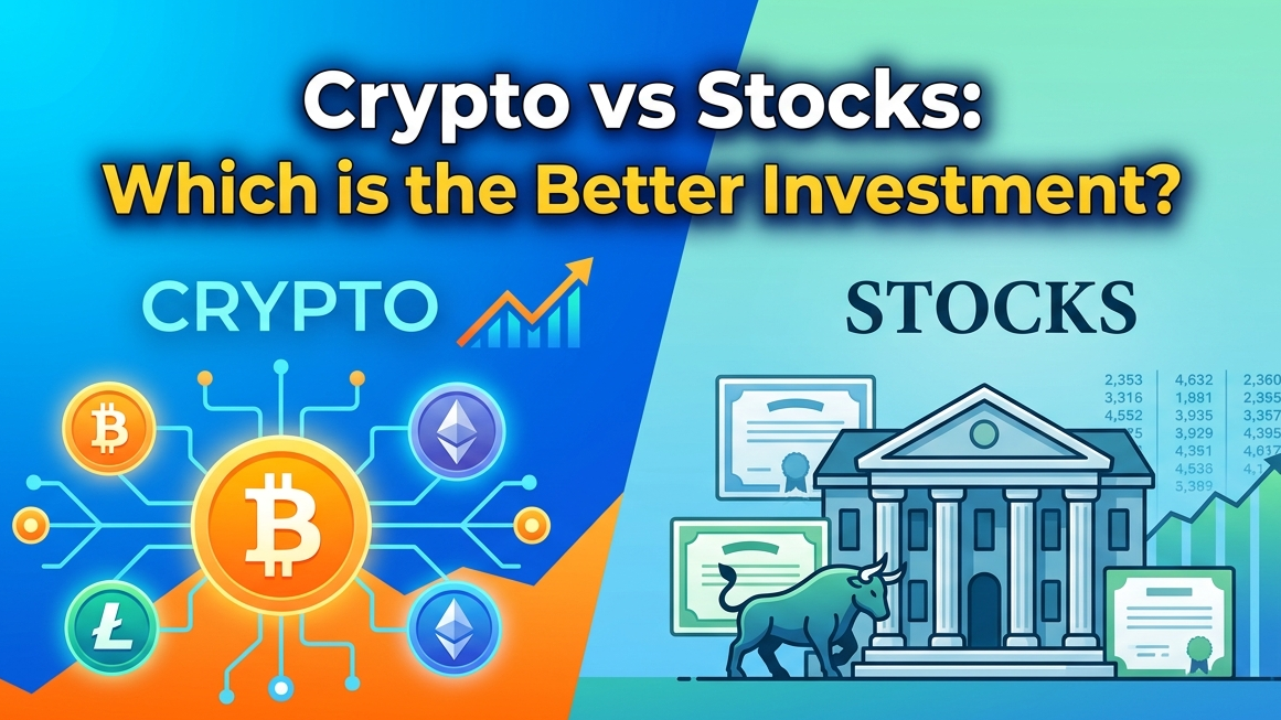 Crypto vs Stocks: Which is the Better Investment?